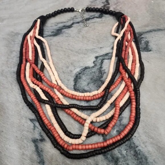 Multi-Strand Bead Necklace - Picture 1 of 9